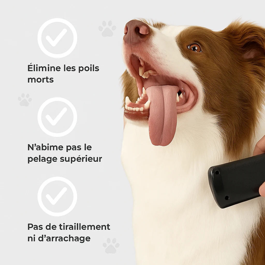 Groomy™ – Brosse anti-poils magique