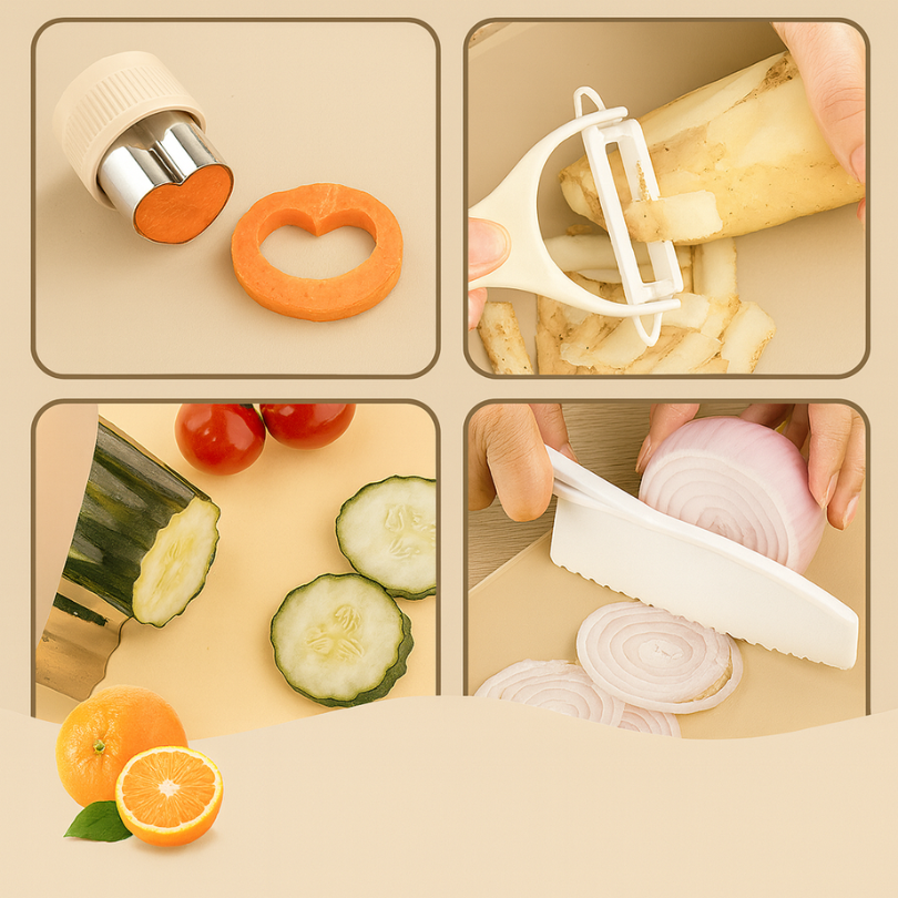 MiniChef™ – Kit de Cuisine Sécurisé pour enfants