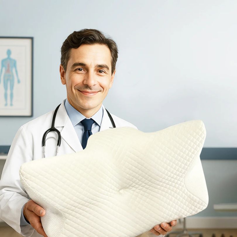 OrthoZen™ – Oreiller Ergonomique Cervical