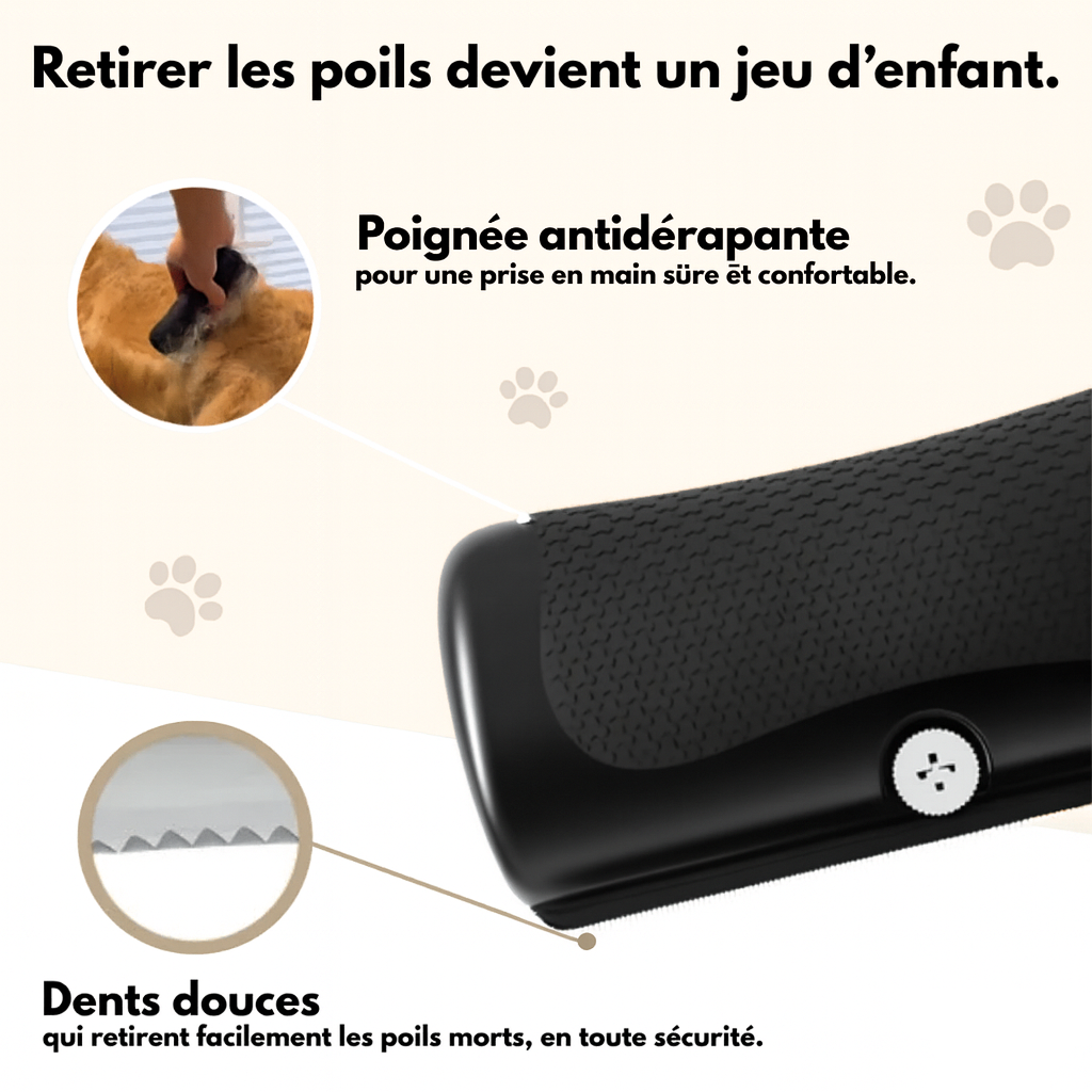 Groomy™ – Brosse anti-poils magique