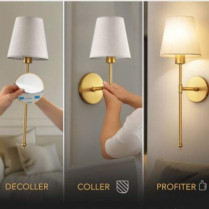 Lumina™ - Applique murale sans fil (lot de 2)