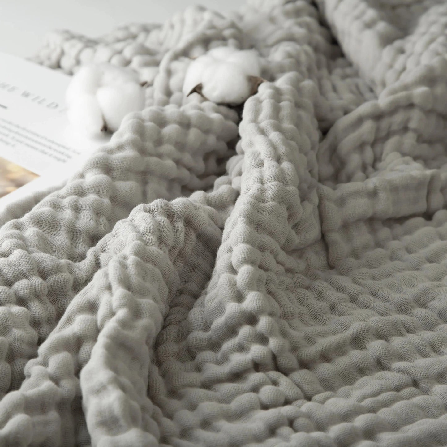 Muslin™ – Couverture 100 % coton mousseline