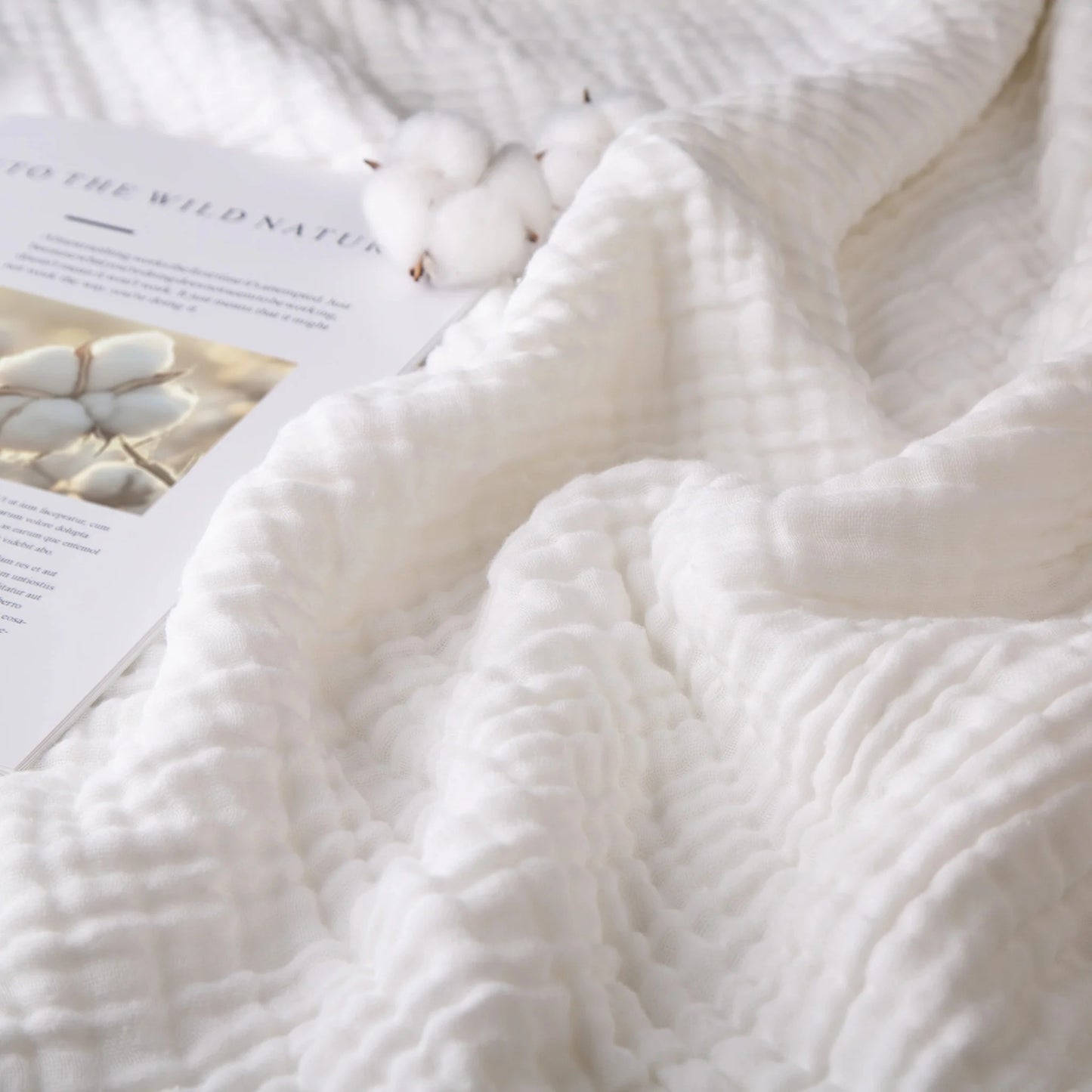 Muslin™ – Couverture 100 % coton mousseline