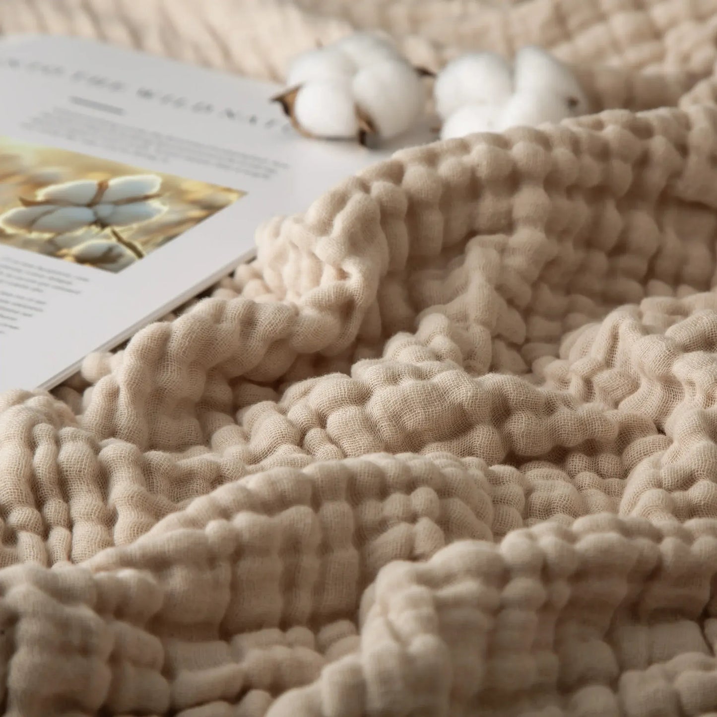 Muslin™ – Couverture 100 % coton mousseline
