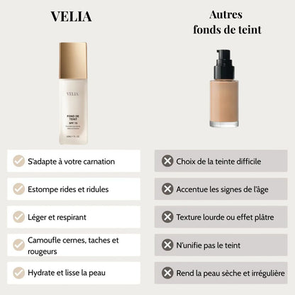 Velia™ – Fond de teint universel
